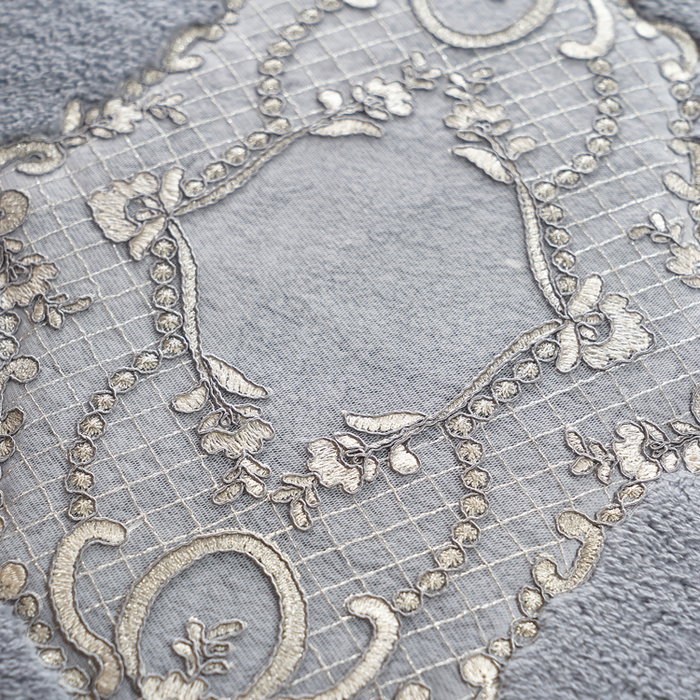 Mijölnir Juego de alfombras de baño Gris (2 piezas)